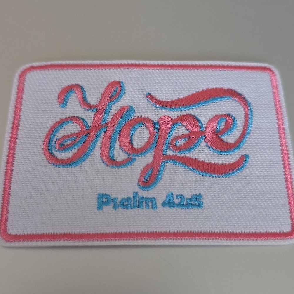 HOPE IRON ON